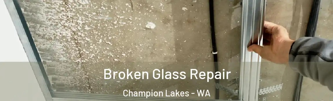 Broken Glass Repair Champion Lakes - WA