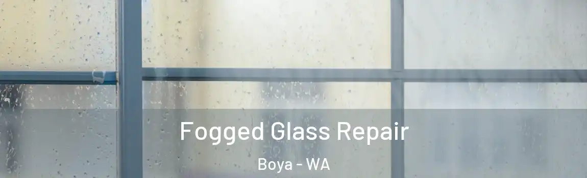 Fogged Glass Repair Boya - WA