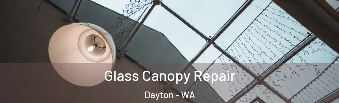 Glass Canopy Repair Dayton - WA