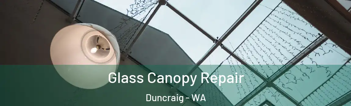 Glass Canopy Repair Duncraig - WA