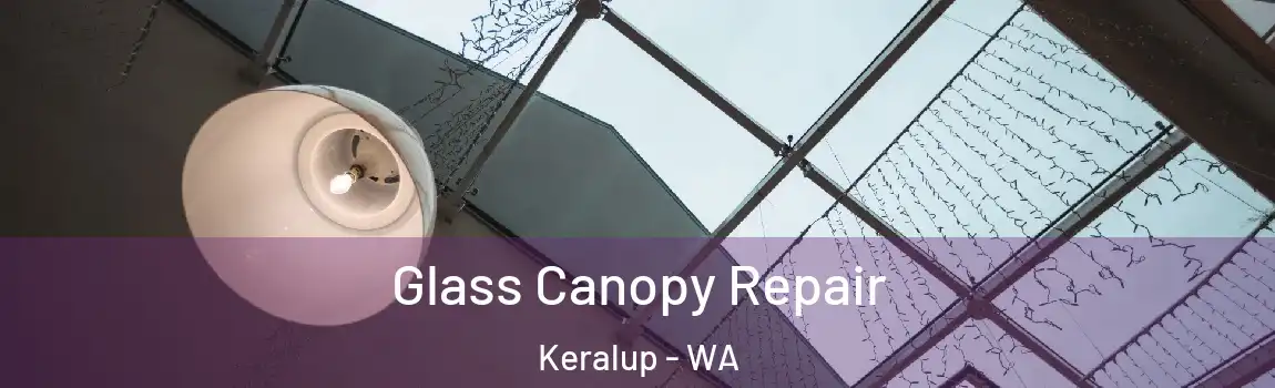 Glass Canopy Repair Keralup - WA