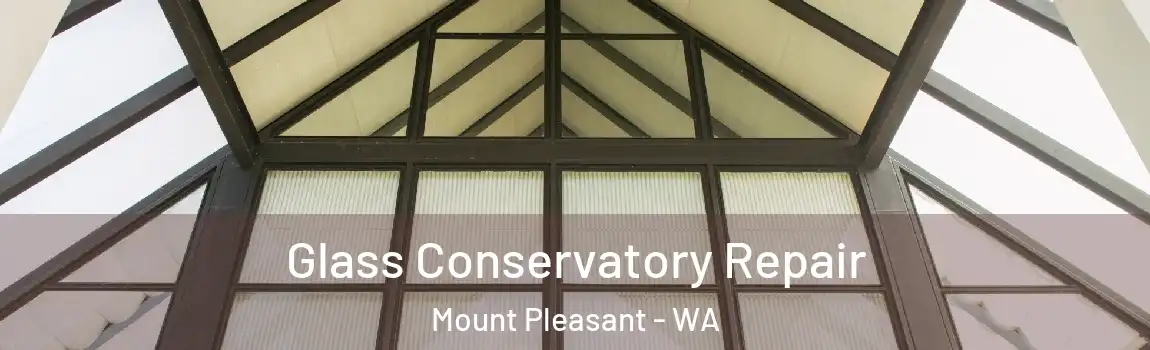 Glass Conservatory Repair Mount Pleasant - WA