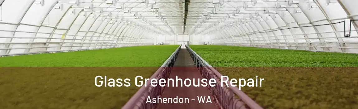 Glass Greenhouse Repair Ashendon - WA