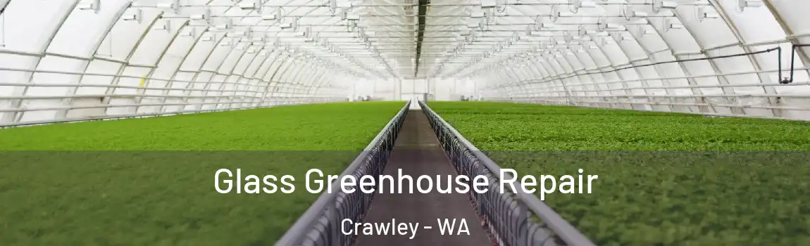 Glass Greenhouse Repair Crawley - WA