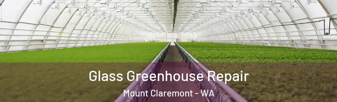 Glass Greenhouse Repair Mount Claremont - WA