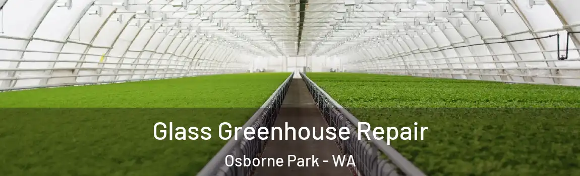 Glass Greenhouse Repair Osborne Park - WA