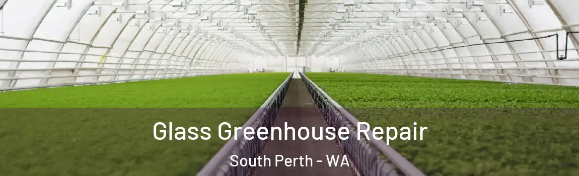 Glass Greenhouse Repair South Perth - WA