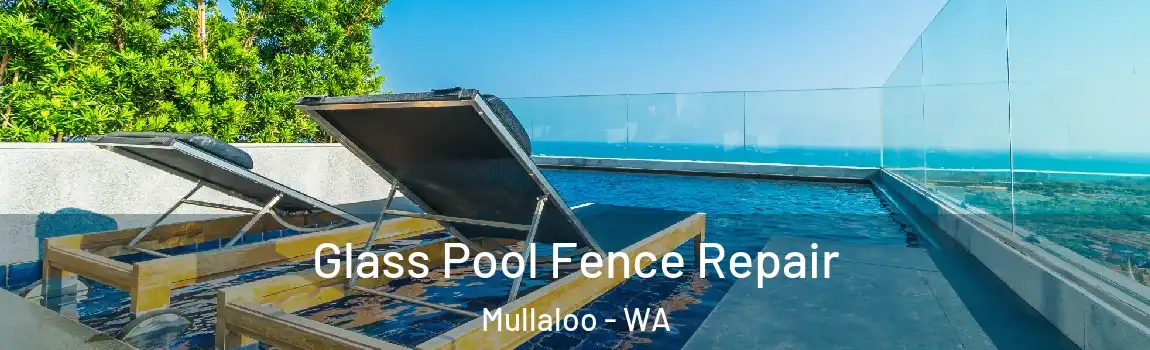 Glass Pool Fence Repair Mullaloo - WA