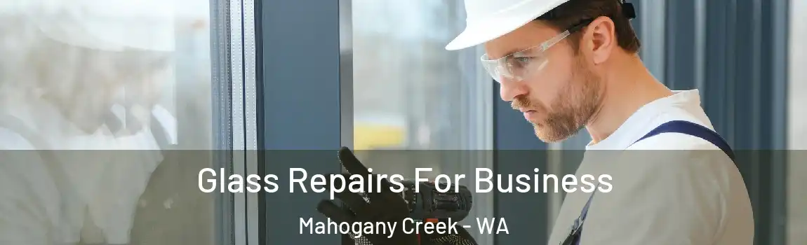 Glass Repairs For Business Mahogany Creek - WA